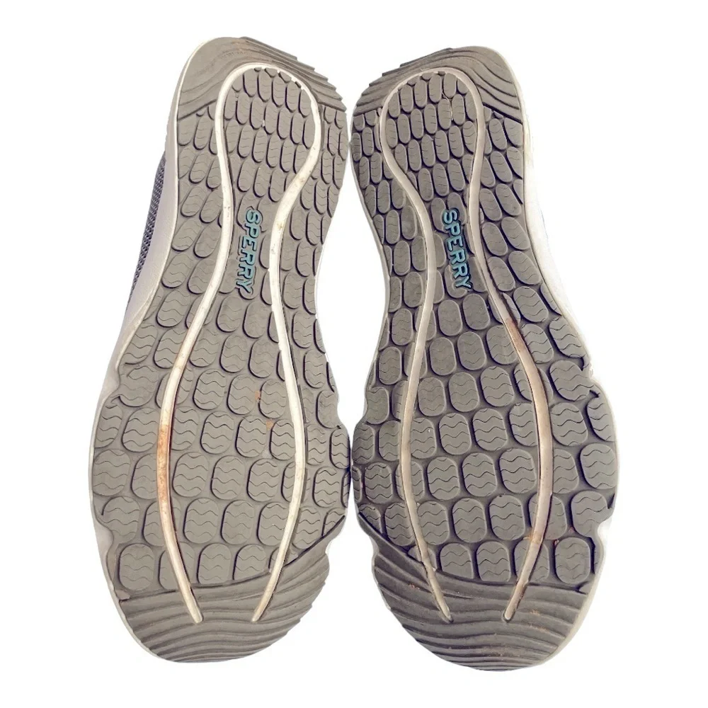 Sperry Boating Gray Shoe Sneaker 7 Seas 3-Eye Men's #60687 Size 8.5 M